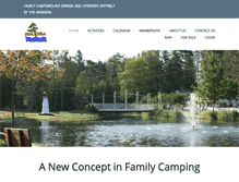 Tablet Screenshot of pinelake-campground.com